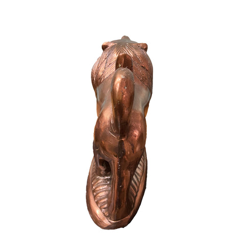 Antique Bronze Lion Statue